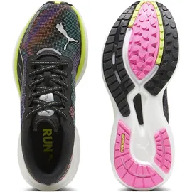 Puma Deviate Nitro 2 Psychedelic Rush Laufschuhe - Black / Lime Pow / Poison Pink - EU 38