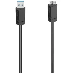 Hama 00200627 USB Kabel 1,5 m Micro-USB A USB A Schwarz