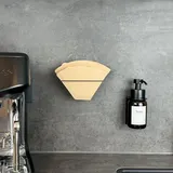 Famanu Halter für Kaffeefilter Größe 2-4 - Wandhalterung Schwarz