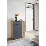 HBZ Volano 80 x 103 x 38 cm anthrazit / anthrazit matt