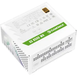 gamemax GS 850G WH SFX Netzteil PC 850W, Vollmodular, 80 Plus Gold, Hochwertige Japanische Kondensatoren, FDB Lüfter, APFC+LLC+DC-DC, 9 Schutzfunktionen, 5 Jahre Garantie