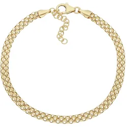 Armkette »Schmuck Geschenk Gold 585 Armschmuck Armband Goldarmband Bismarckkette«, 20445317-0 gelbgoldfarben