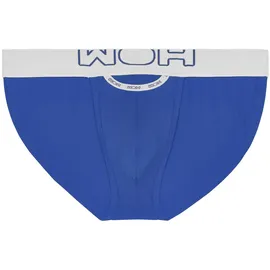 WOH Herren Tanga-Slip - Sexy Fun, Baumwol-Mix, Eingriff, einfarbig blau, M
