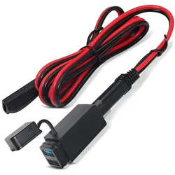 12V USB Steckdose passend für Yamaha Niken / Tricity Lumitecs US6