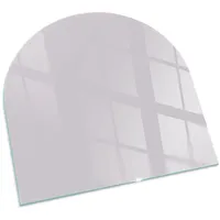 Tulup Glasplatte Funkenschutzplatte 100 x 100 x 0,4 cm Lila