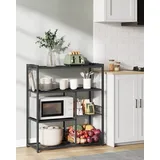 VASAGLE Küchenregal 35 x 80 x 95 cm Grau