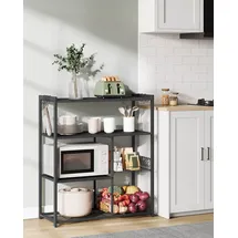 VASAGLE Küchenregal 35 x 80 x 95 cm Grau