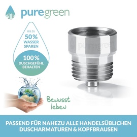 puregreen Wassersparer für die Dusche