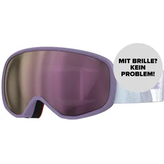 Atomic REVENT HD Maven/Lavender - Skibrillen mit kontrastreichen Farben - Hochwertig verspiegelte Snowboardbrille - Brille mit Live Fit Rahmen - Skibrille mit Doppelscheibe