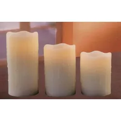 LED-Wachskerzen 3er Set