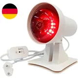 Infrarotlampe 150W, Rotlichtlampe Wärmelampe Mit Timer & Einstellbarer Temperatu