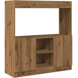 vidaXL Highboard Artisan-Eiche 92x33x100 cm Holzwerkstoff