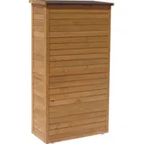 Habitat et Jardin Gartenschrank Space 87 x 46,5 x 160 cm Braun