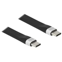 DeLock USB-C® Kabel USB-C® Stecker, USB-C® Stecker 0.14m Schwarz 85770