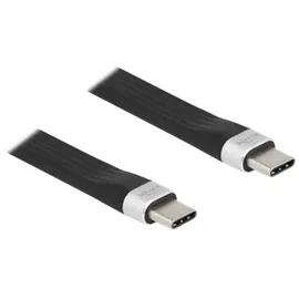 DeLock USB-C® Kabel USB-C® Stecker, USB-C® Stecker 0.14m Schwarz 85770