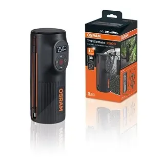 Osram TYREinflate 2000 8.3 bar Aufbewahrungs-Box/-Tasche, Digitales Display, mit