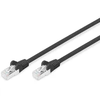 Digitus LAN-Kabel, CAT6 S/FTP Patchkabel 5,0m, schwarz
