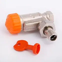 Heimeier Thermostat-Ventilunterteil 3911-01.000 Eck, DN 10, mit automatischer Durchflussregelung