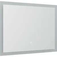 Posseik Spiegel mit Beleuchtung weiß 80,0 x 3,2 x