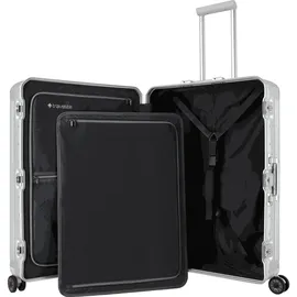 Travelite Next 4-Rollen 77 cm / 100 l silber