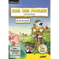 USM United Soft Emil und Pauline 3 in 1 Bundle - Lernspiele für die Vorschule