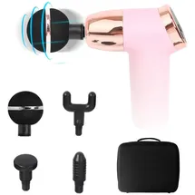 AsVIVA MGN2 Massagepistole in Rosa I Physiovibe S Massage Gun I Vier austauschbare Massageköpfe I 20 Intensitätsstufen I Massage für die Gesundheit I Inklusive robuster Transporttasche