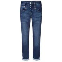 Herrlicher Shyra Cropped Jogg Denim Dunkelblau 30