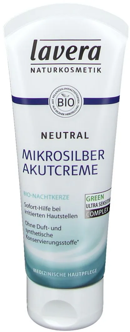 lavera Neutral Akutcreme mit Mikrosilber