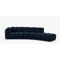 Micadoni Sofa Lupine, modular 5-Sitzer blau