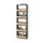 livinity® Weinregal 60 x 180 cm Goldkraft Eiche/Anthrazit