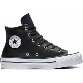 Converse CTAS EVA LIFT HI LEATHER Schwarz - Schwarz