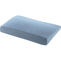 Theraline Kinderkopfkissen Bamboo Melange Blau-grau