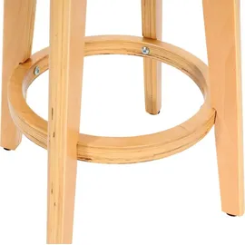 MCW Barhocker Boras Kunstleder Cremeweiß 2er-Set