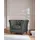 Home Affaire Chesterfield-Sessel Reims Polyester 98 x 76 x 88 cm Grau