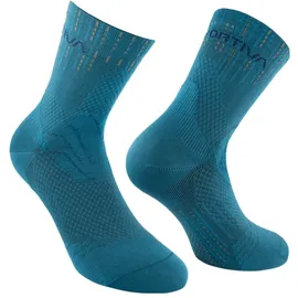 La Sportiva Swift Trail Socks Grün/Schwarz XL