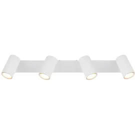 GLOBO Deckenlampe Spot 4 flammig 4x 4,5W rechteckig weiß