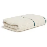 Möve Handtuch Cosy Knits nature/deep lake
