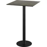 Essentials Urban Klapptisch 70 x 70 x 109,2 cm Schwarz