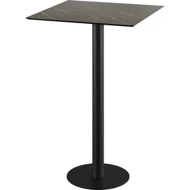 Essentials Urban Klapptisch 70 x 70 x 109,2 cm Schwarz