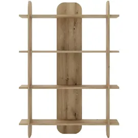 Selsey Bücherregal 107,2 x 149,4 x 28 cm Beige