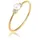 Elli DIAMONDS Elli DIAMONDS Ring Verlobung Perle Diamant (0.03 ct.) 585 Gelbgold Ringe Damen