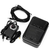 onlyfire Grillmotor für Grillspieß, Regelbar Drehmotor für Rotisserie, Schaschlik, Spießbraten, Spanferkel, DC 12V/300mA