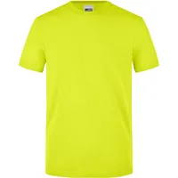 James & Nicholson Herren Workwear T-Shirt Signal - gelb,
