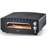 CASO Design CASO Pizzaofen "2983 CASO PizzaChef 400", schwarz (schwarz, silber), B:50cm H:23cm T:47,5cm, Pizzaöfen