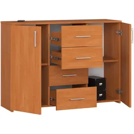 Akord Kommode AKORD K45 110 x 80 x 35 cm Braun