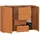 Akord Kommode AKORD K45 110 x 80 x 35 cm Braun