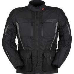 Furygan Brevent 3in1, Textiljacke wasserdicht - Schwarz/Grau - 3XL