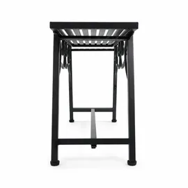 Lemodo Gartenbank 84 x 27 x 45 cm Schwarz
