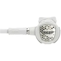 Cressi MC9/XS Compact Regulator - Atemregler zum Tauchen,DIN, Weiß, Unisex für Erwachsene