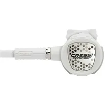 Cressi MC9/XS Compact Regulator - Atemregler zum Tauchen,DIN, Weiß, Unisex für Erwachsene
